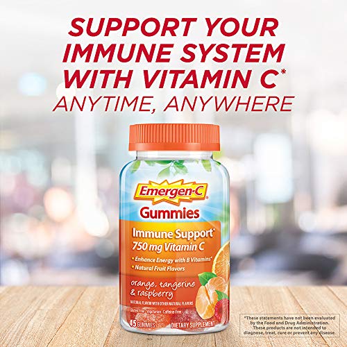 Emergen-C Adult Vitamin C Gummies, Fruit Flavors, 45 Ct