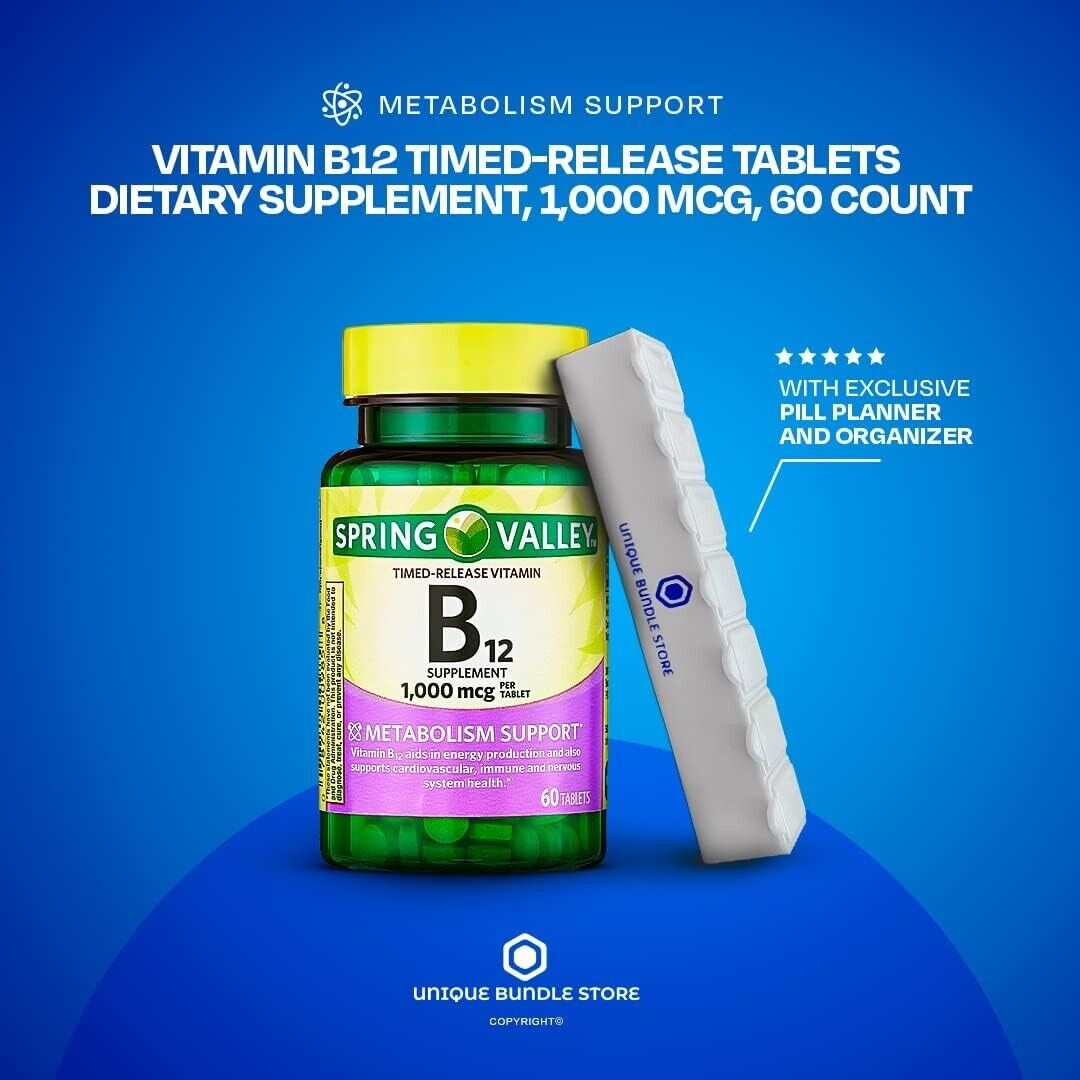 Timed-Release B12 Supplement - 60 Tablets