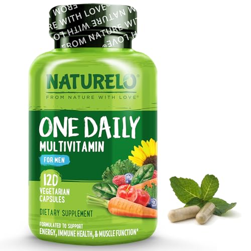 Male Energy Boosting Multivitamin - NATURELO 120 Capsules