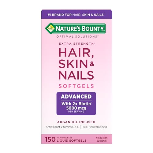 Advanced Argan-Infused Hair Skin Nails Vitamin Supplement