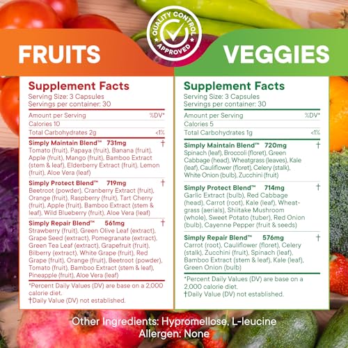 Whole Food Superfood Vitamins - 90 Count