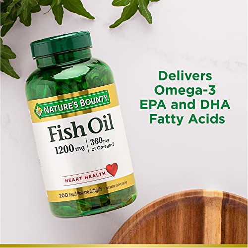 Nature's Bounty 1200 Mg Fish Oil Softgels