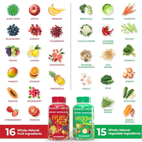 Nature's Balance Whole Food Fruit and Veggie Supplements