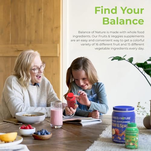 Nature's Balance Whole Food Fruit and Veggie Supplements