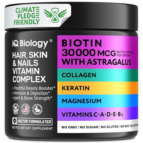 Women's Hair, Skin, and Nails Multivitamin - IQ BIOLOGY