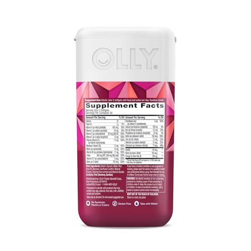 OLLY Ultra Women's Multi Softgels, Immune and Health