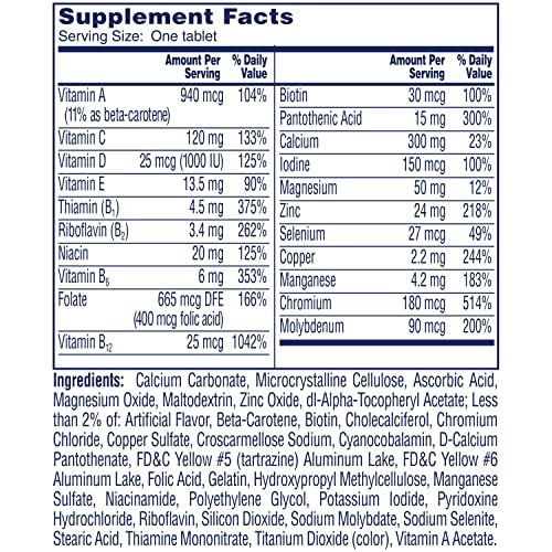 Women's 50+ Multivitamins Tablet, Immune Health - 200 Count