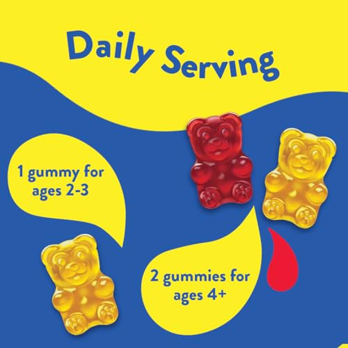 Kids Multivitamin Gummies with Vitamin C, D3, 190ct