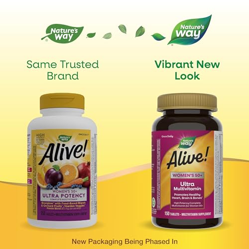 Nature's Way Alive! Women's 50+ Multivitamin, Ultra Potency