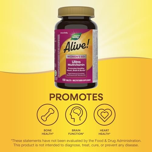 Nature's Way Alive! Women's 50+ Multivitamin, Ultra Potency
