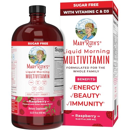 MaryRuth's Multivitamin for Women, Men & Kids | Raspberry