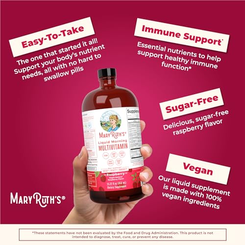 MaryRuth's Multivitamin for Women, Men & Kids | Raspberry