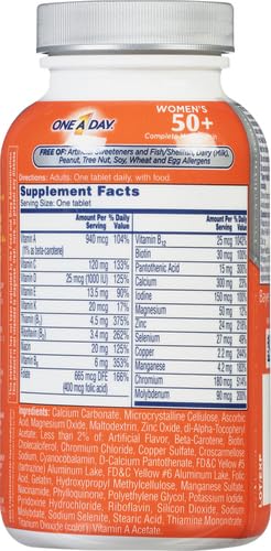 Women's 50+ Multivitamins for Immune Support, 100 Count