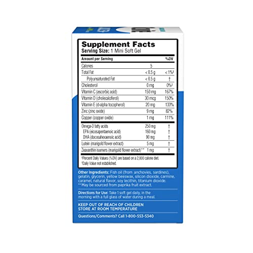 Ocuvite Eye Vitamin & Mineral Softgels, 90 count