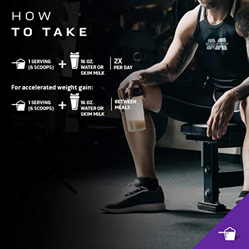 MuscleTech Mass Gainer Protein Powder with Creatine Supplementation