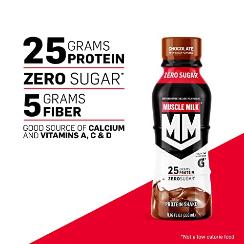 Muscle Milk Chocolate Protein Shake, 25g, 11.16 oz