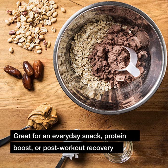 Chocolate Muscle Milk Protein Powder, 1.93 lbs, Vitamins