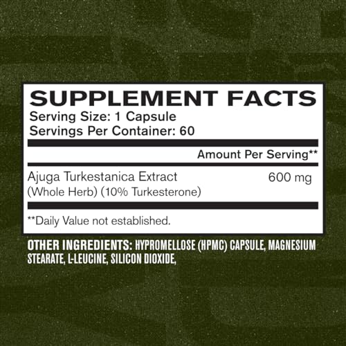 Jacked Factory Turkesterone 600mg - Lean Muscle Builder