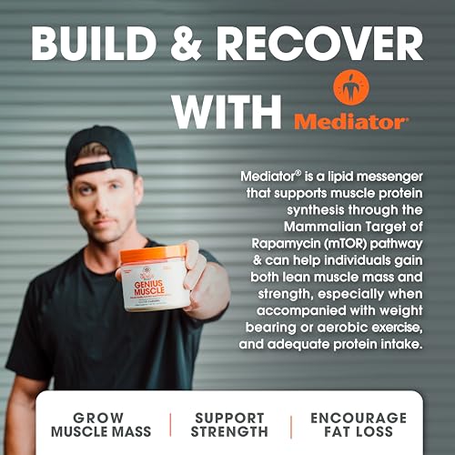 Natural Muscle Builder & Mass Gainer, Strawberry Vanilla: Anabolic Activator Supplement