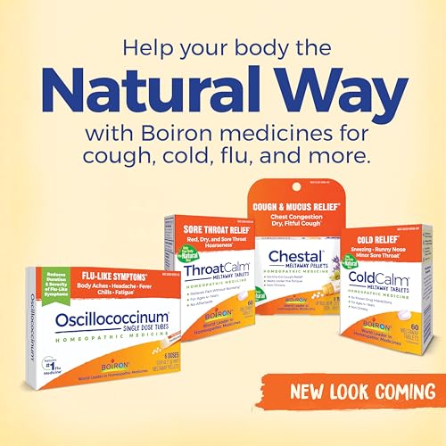 Boiron ColdCalm Tablets for Cold Relief 60 Count