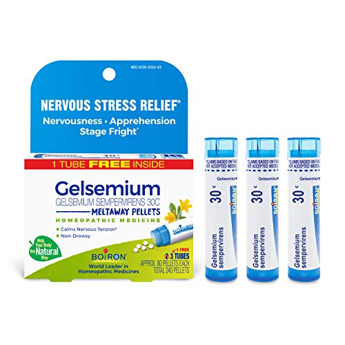 Boiron Gelsemium 30C Stress Relief Homeopathic Pellets