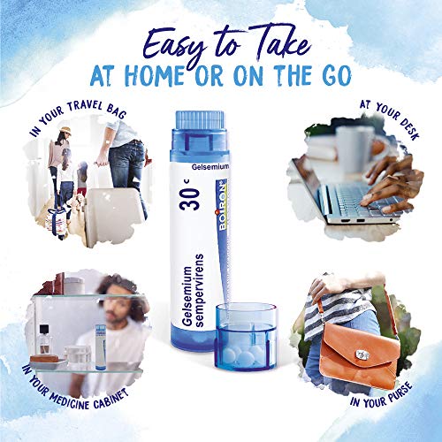 Boiron Gelsemium 30C Stress Relief Homeopathic Pellets