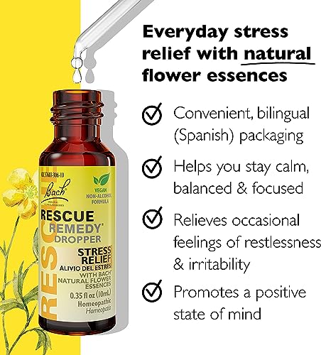 Bach RESCUE REMEDY Non-Alcohol Stress Relief 2-Pack