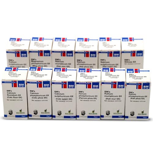 Economy Tissue Cell Salt Kit with Remedy Chart