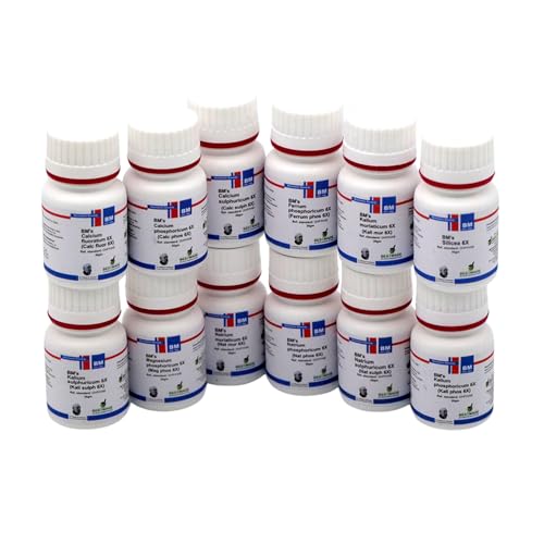 Economy Tissue Cell Salt Kit with Remedy Chart