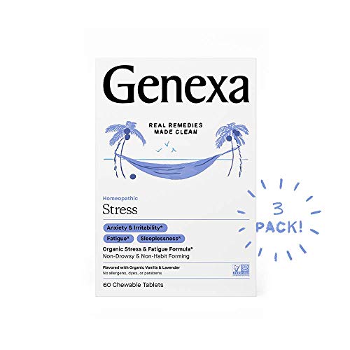 Genexa Stress Relief Chewable Tablets - 180 Count