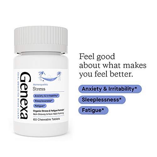 Genexa Stress Relief Chewable Tablets - 180 Count