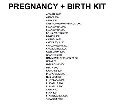 Homeopathy Pregnancy Care Kit with 29 Remedies