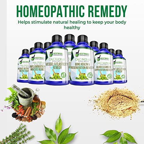 Glass Bottle Classic Tissue Cell Salt Kit