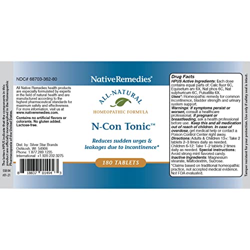 Native Remedies N-Con Tonic Duo Pack
