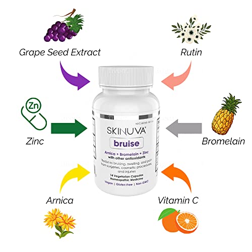 Skinuva Advanced Scar Cream & Bruise Supplement