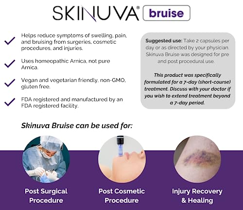 Skinuva Scar Cream & Bruise Supplement Bundle