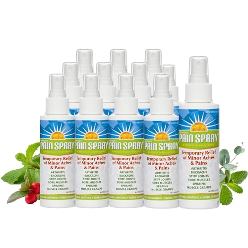 All-Natural Pain Relief Spray with Menthol & Peppermint