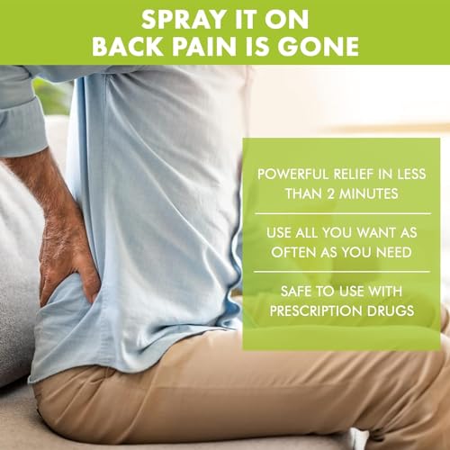 All-Natural Pain Relief Spray with Menthol & Peppermint