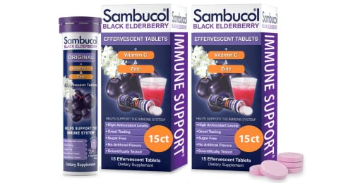 Sambucol Black Elderberry Cold Relief Tablets - 30 Count