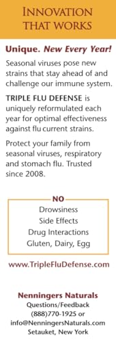Nenningers Naturals Triple Flu Defense - 60 Doses