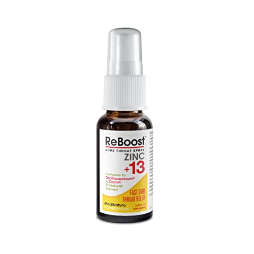 MediNatura ReBoost Zinc Sore Throat Spray - 0.68 oz