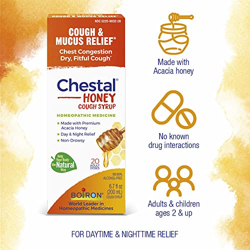 Boiron Chestal Honey Adult Cold & Cough Syrup