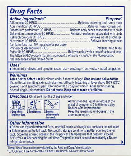 Boiron ColdCalm Baby Drops for Cold Symptoms