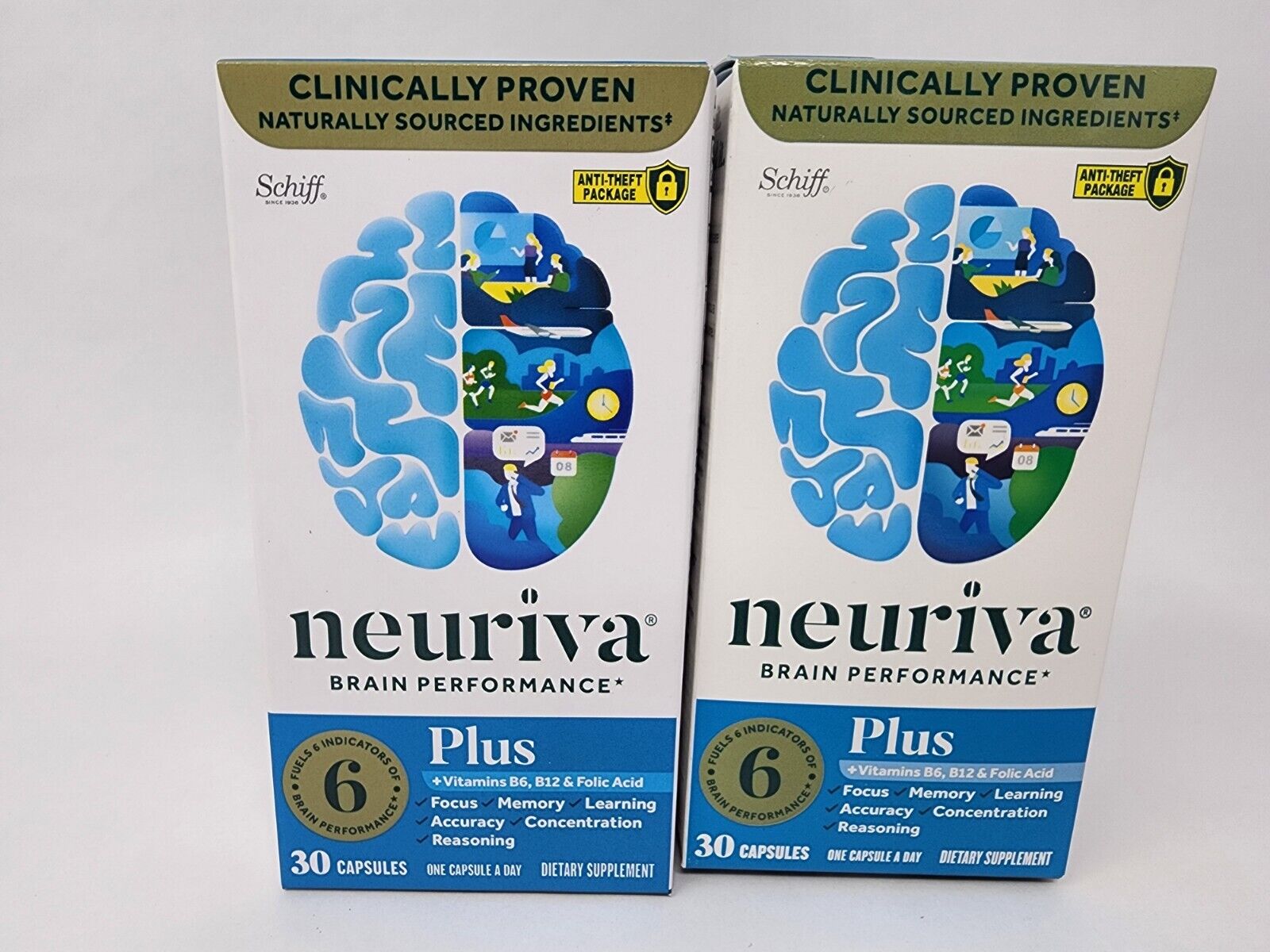 NEURIVA Plus Brain Supplement for Memory and Focus