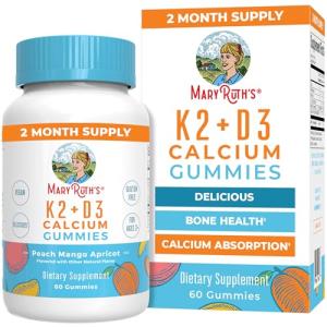 Calcium, Vitamin D3 & K2 Gummies for Bone Health