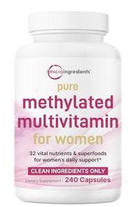 Methylated Multivitamin for Women - 240 Capsules