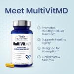 1MD Nutrition MultiVitMD Adults 55+ Multivitamin 30 Caps