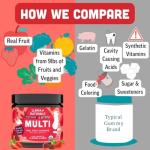 Llama Naturals Vegan Kids Multivitamin Gummies, 90 Ct