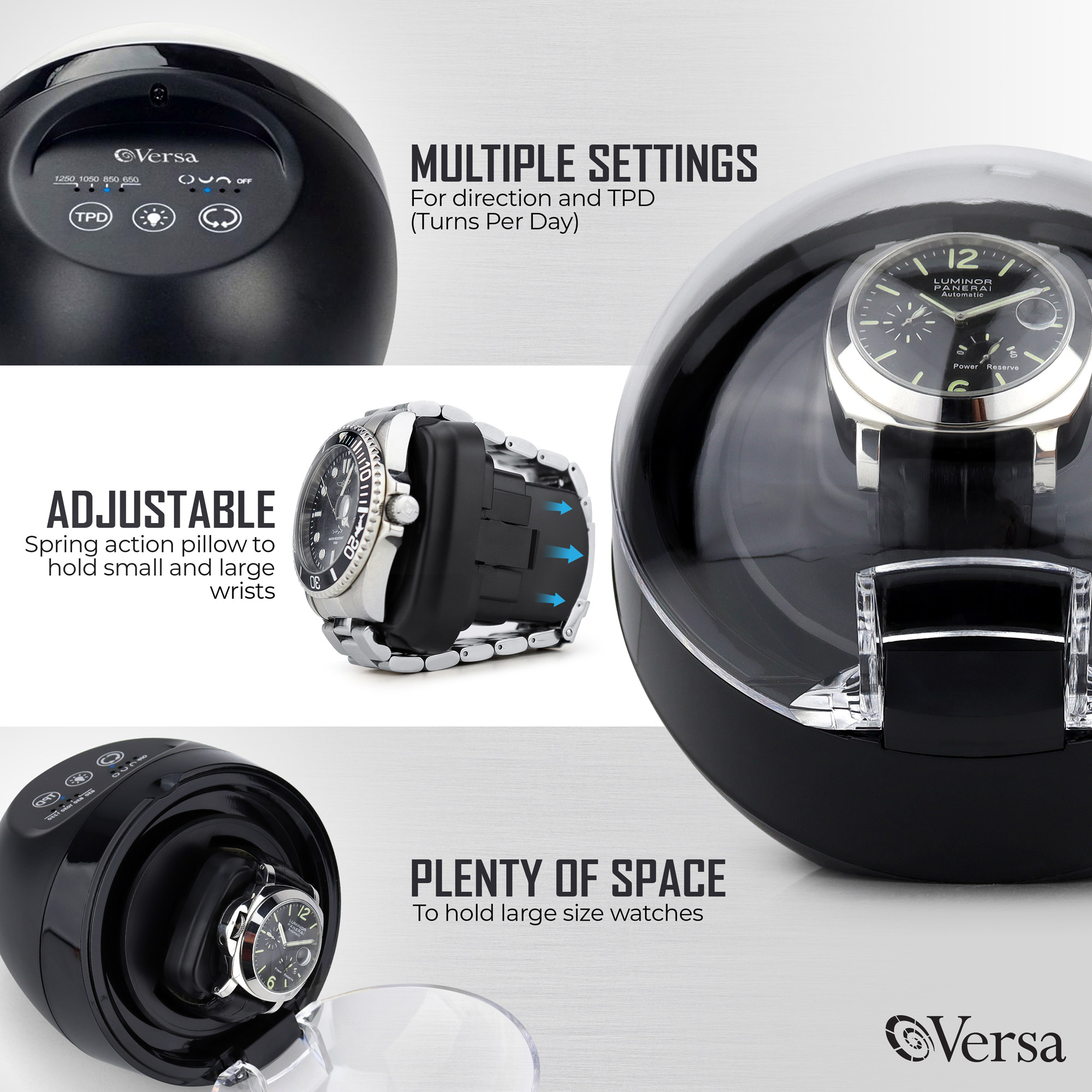 Versa Single Watch Winder