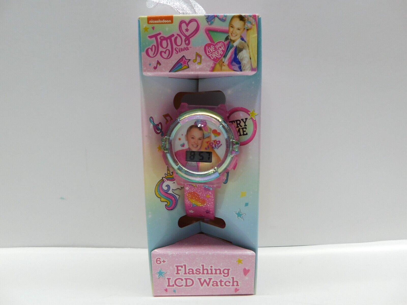 Multi-colored Jojo Siwa LCD Kids Watch